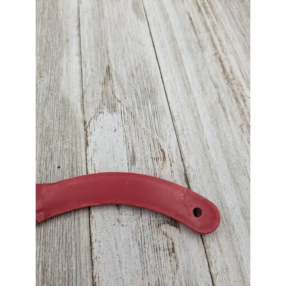 Vintage Tupperware Red Knife 6 1/2" Slicer Sli Saw All Purpose Lifter #46 - Picture 6 of 9